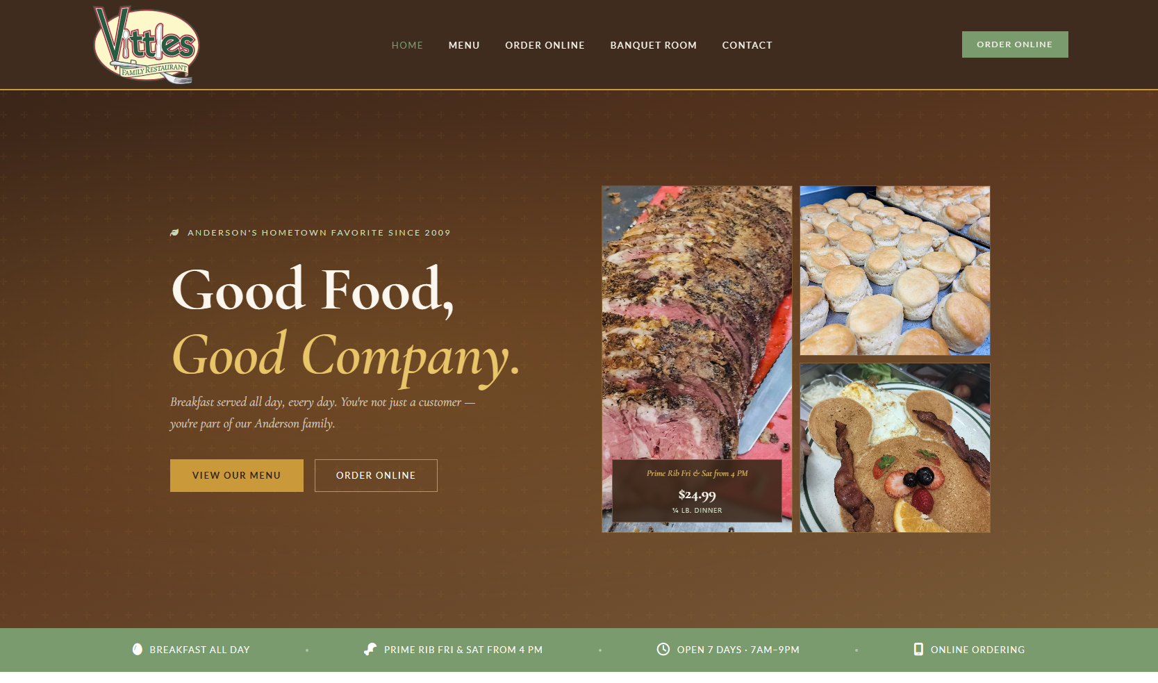 Vittles Family Restaurant screenshot