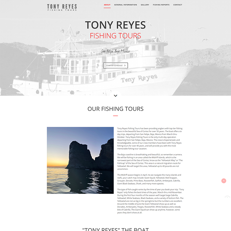 Tony Reyes Fishing Tours